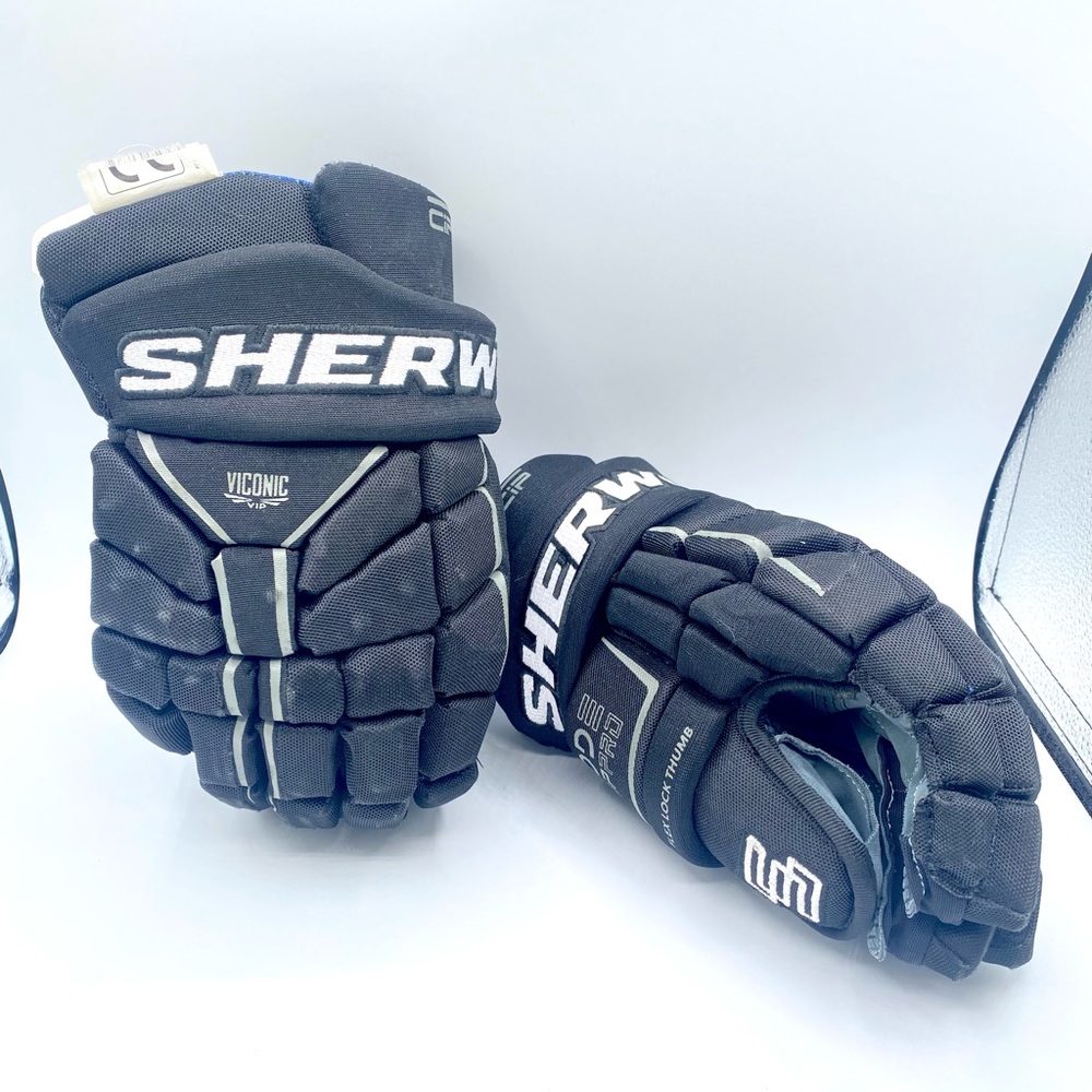 Senior Sherwood Code TMP Pro Hockey Gloves Equipment Adult - 13” Flex Lock Thumb